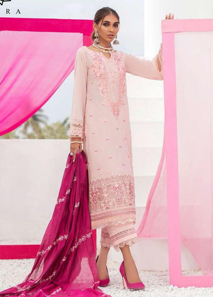 Tahra by Zainab Chottani Embroidered Lawn Suits Unstitched 3 Piece TZC21E 09 Sanaz - Festive Collection