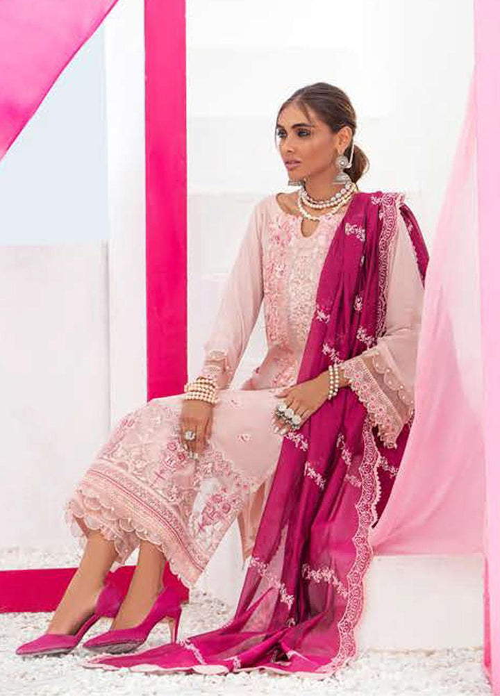 Tahra by Zainab Chottani Embroidered Lawn Suits Unstitched 3 Piece TZC21E 09 Sanaz - Festive Collection