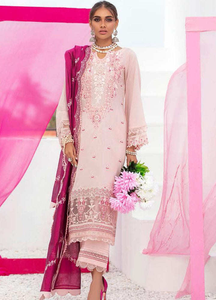 Tahra by Zainab Chottani Embroidered Lawn Suits Unstitched 3 Piece TZC21E 09 Sanaz - Festive Collection