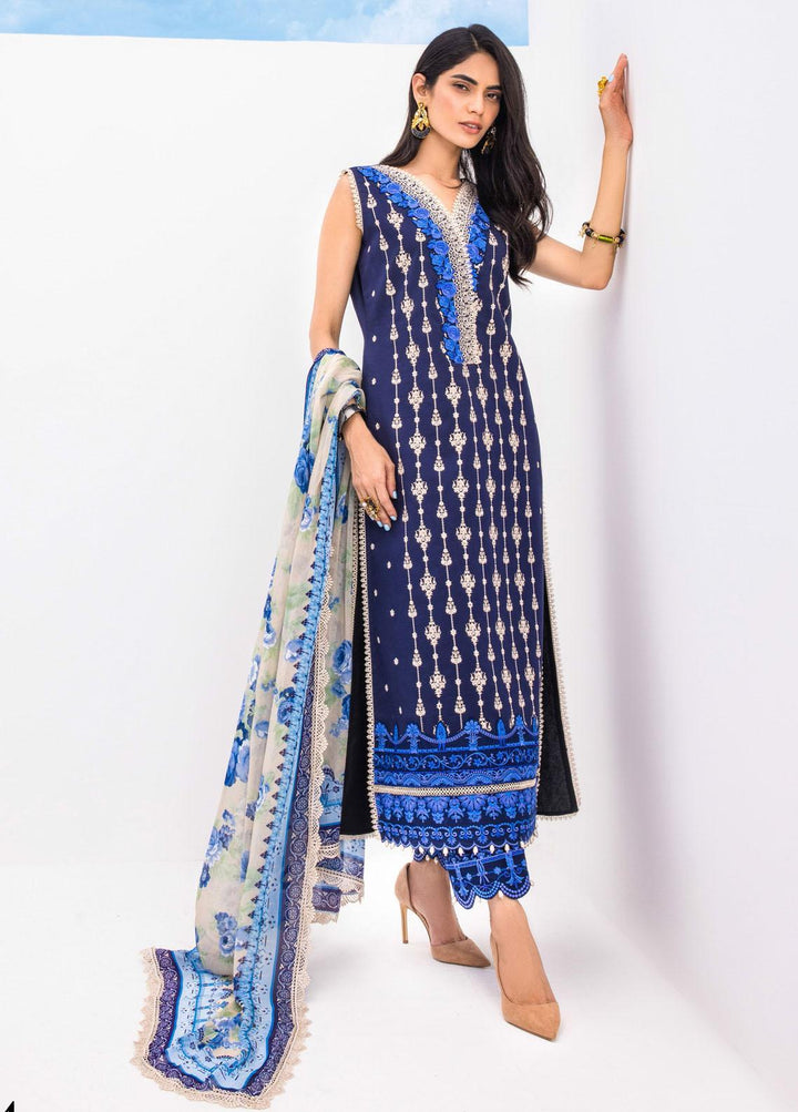 Tahra By Zainab Chottani Embroidered Lawn Suits Unstitched 3 Piece TZC22E 04 Moroccan Muse - Eid Collection