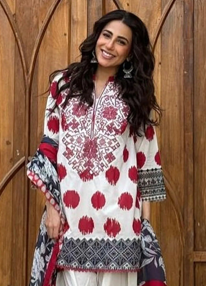 Tahra by Zainab Chottani Embroidered Lawn Suit Unstitched 3 Piece ZC24T 10A Freya - Summer Collection