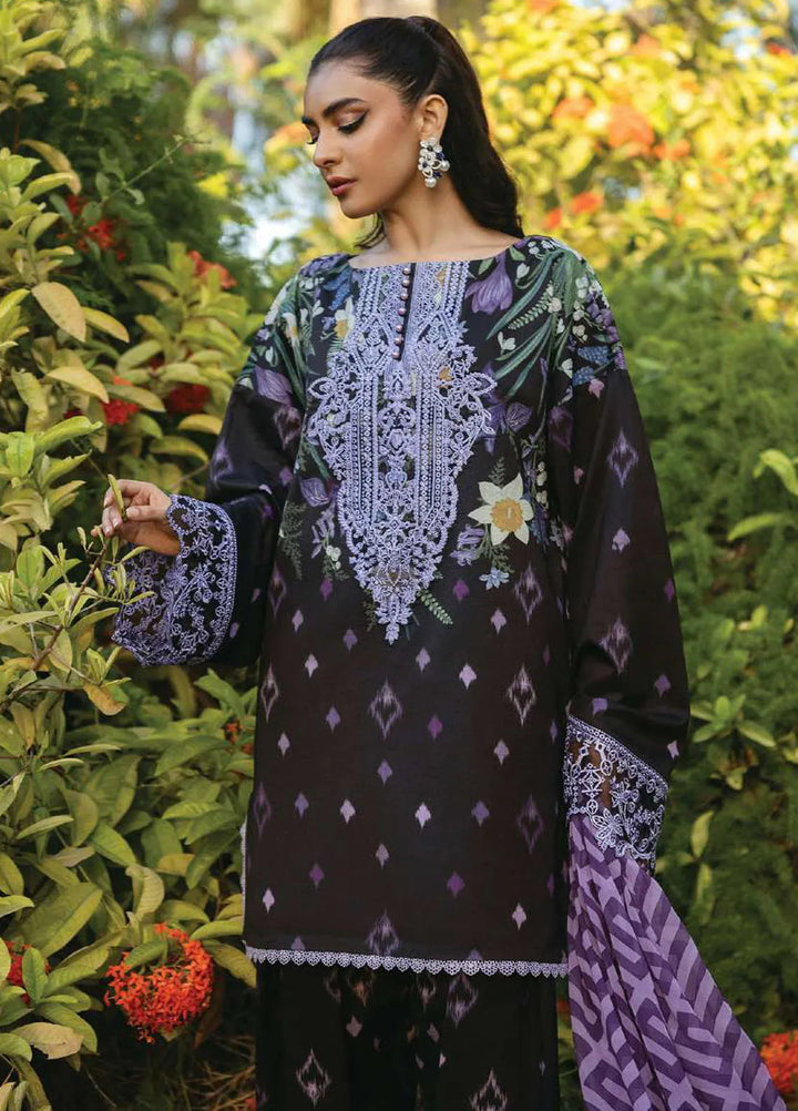 Tahra by Zainab Chottani Embroidered Lawn Suit Unstitched 3 Piece ZC24T 6B Raha - Summer Collection
