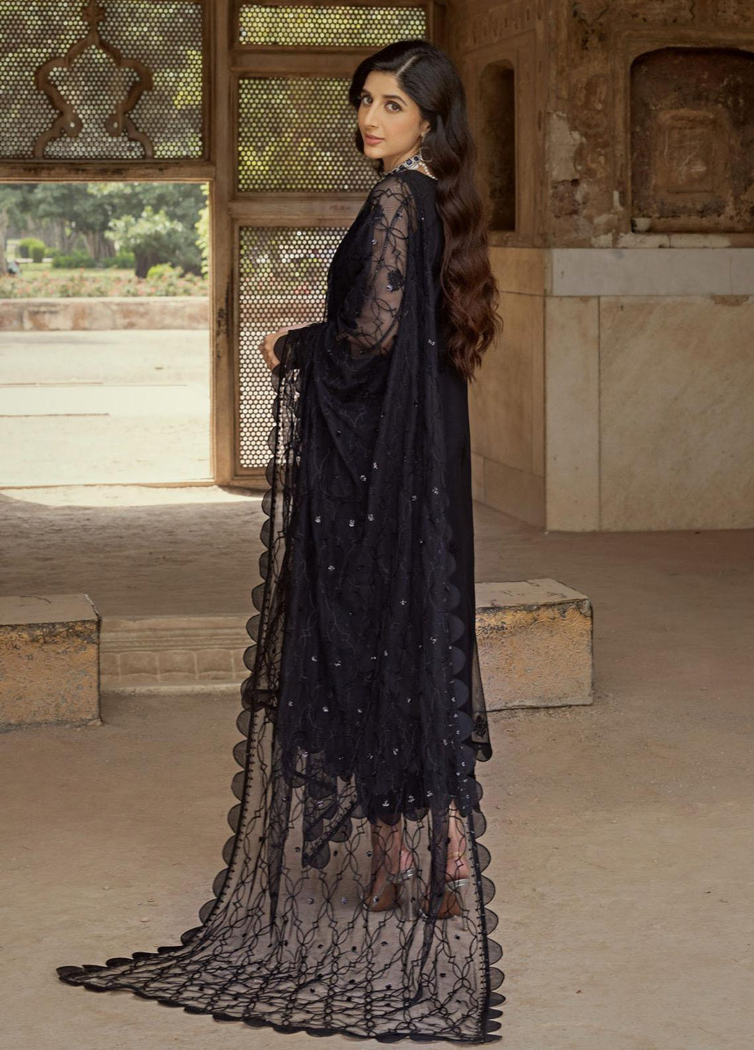 Tahra By Zainab Chottani Embroidered  Suits Unstitched 3 Piece TZC23LF D-02 Marjan - Luxury Festive Collection