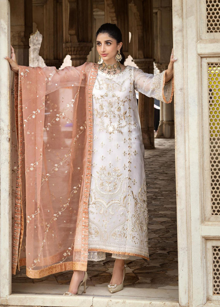 Tahra By Zainab Chottani Embroidered  Suits Unstitched 3 Piece TZC23LF D-04 Mumtaz - Luxury Festive Collection