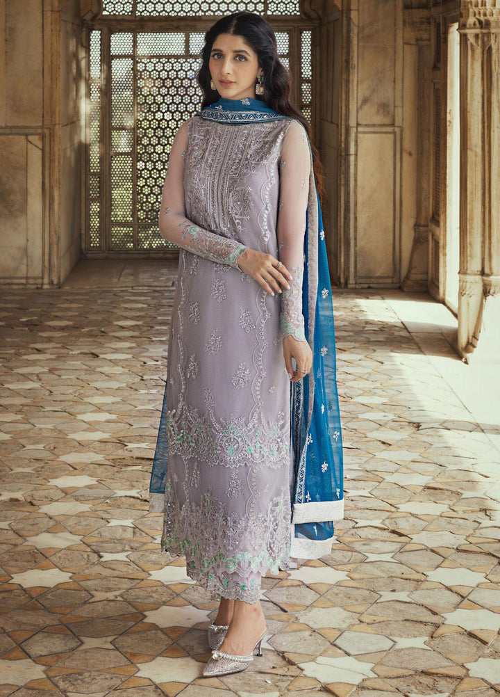 Tahra By Zainab Chottani Embroidered  Suits Unstitched 3 Piece TZC23LF D-08 Nigar - Luxury Festive Collection