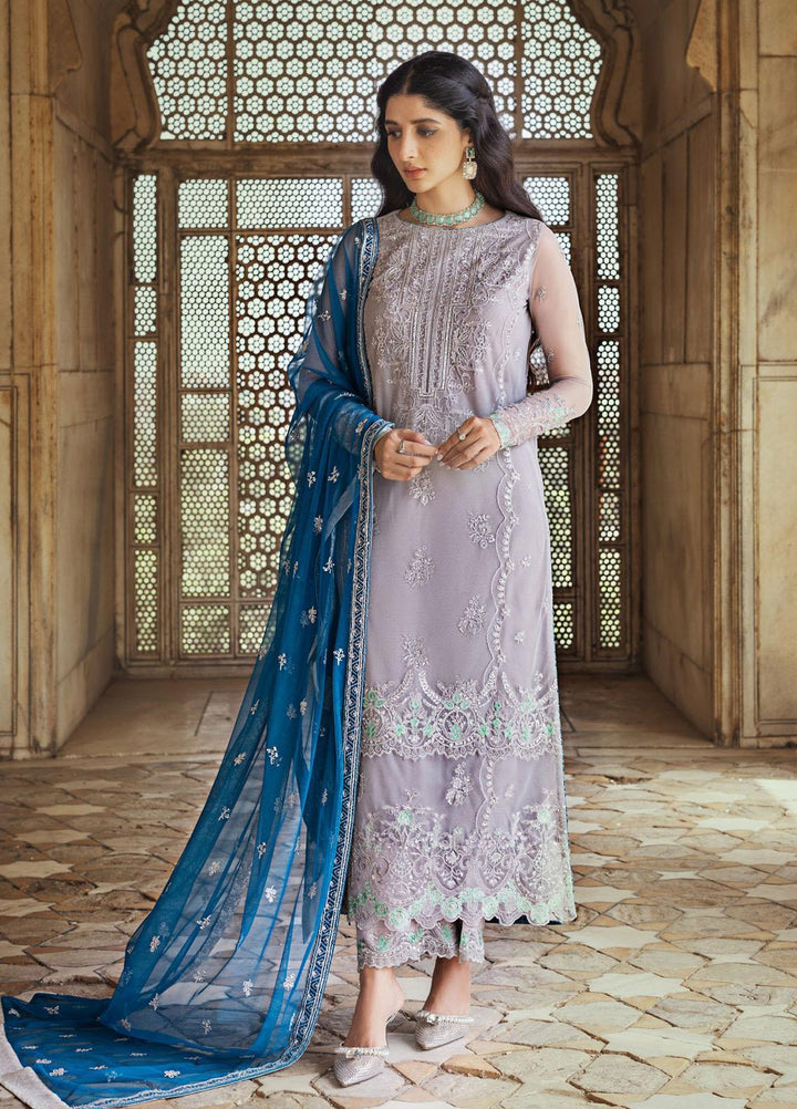 Tahra By Zainab Chottani Embroidered  Suits Unstitched 3 Piece TZC23LF D-08 Nigar - Luxury Festive Collection