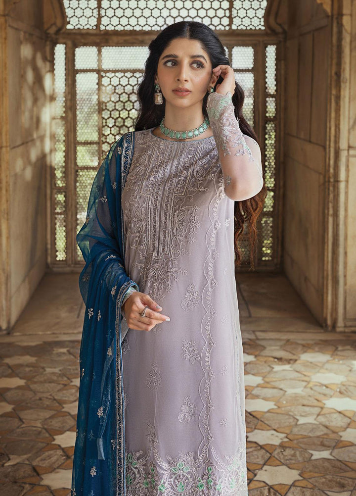Tahra By Zainab Chottani Embroidered  Suits Unstitched 3 Piece TZC23LF D-08 Nigar - Luxury Festive Collection