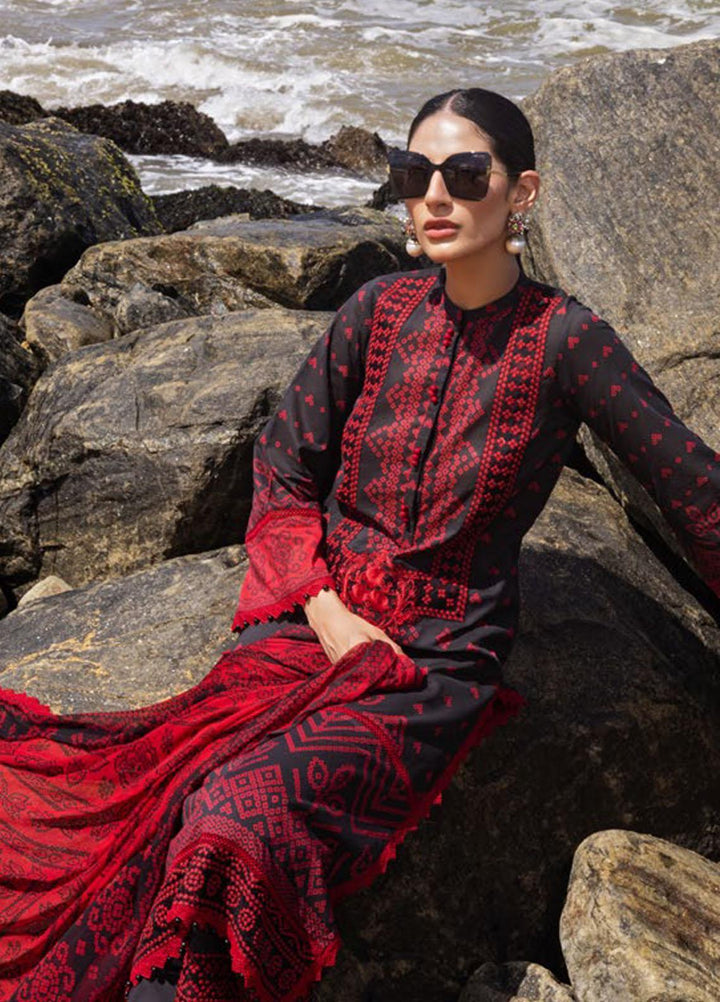 Tahra By Zainab Chottani Embroidered Lawn Suits Unstitched 3 Piece TZC22SS BANDHANI 4A - Spring / Summer Collection