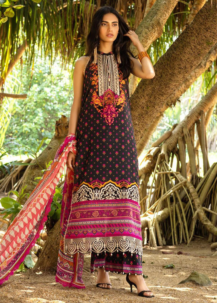 Tahra By Zainab Chottani Embroidered Lawn Suits Unstitched 3 Piece TZC22SS CORALINE 1A - Spring / Summer Collection