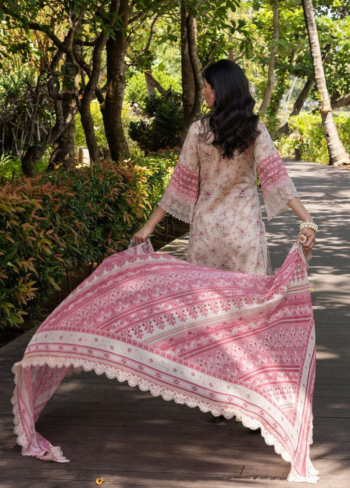 Tahra By Zainab Chottani Embroidered Lawn Suits Unstitched 3 Piece TZC22SS FLORAL BLISS 7B - Spring / Summer Collection