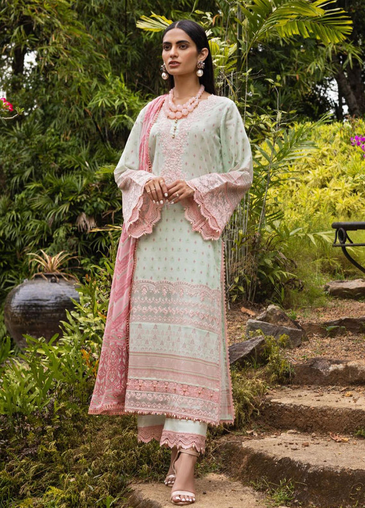 Tahra By Zainab Chottani Embroidered Lawn Suits Unstitched 3 Piece TZC22SS PARADISE DEW 2B - Spring / Summer Collection