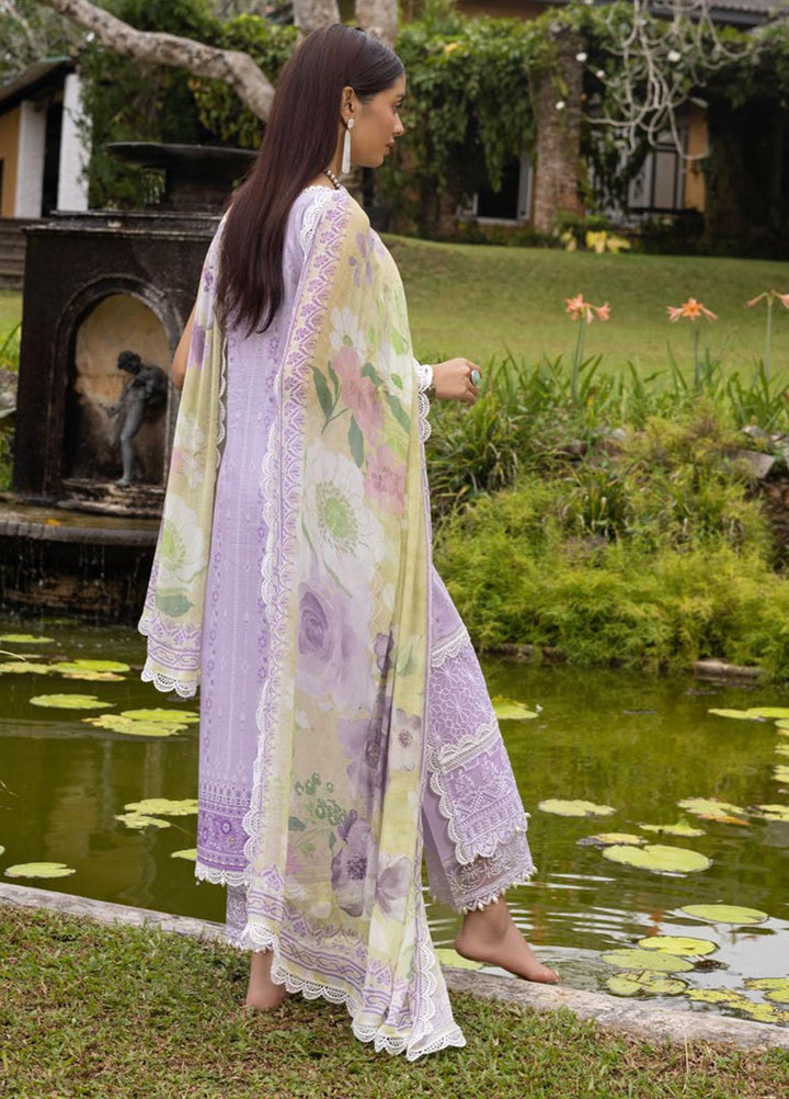 Tahra By Zainab Chottani Embroidered Lawn Suits Unstitched 3 Piece TZC22SS POPPY PETALS 6A - Spring / Summer Collection