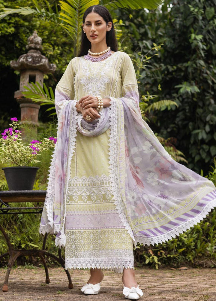 Tahra By Zainab Chottani Embroidered Lawn Suits Unstitched 3 Piece TZC22SS POPPY PETALS 6B - Spring / Summer Collection