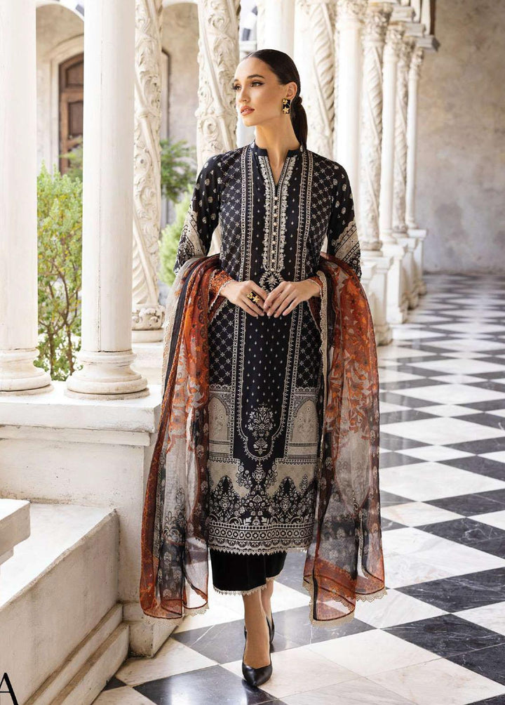 Tahra By Zainab Chottani Embroidered Lawn Suits Unstitched 3 Piece TZC23L Celestial Bliss 9A - Summer Collection
