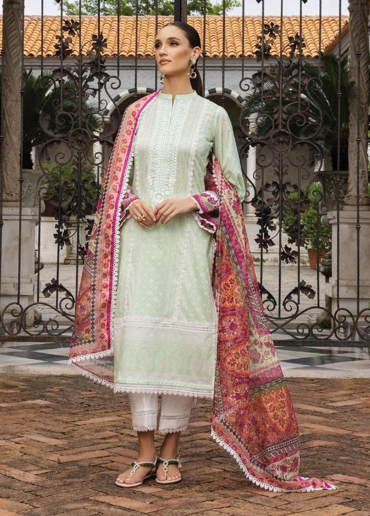 Tahra By Zainab Chottani Embroidered Lawn Suits Unstitched 3 Piece TZC23L Coraline 7A - Summer Collection