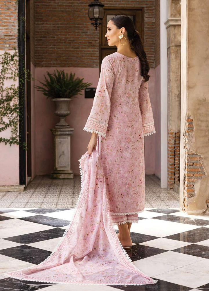 Tahra By Zainab Chottani Embroidered Lawn Suits Unstitched 3 Piece TZC23L Eden 3A - Summer Collection