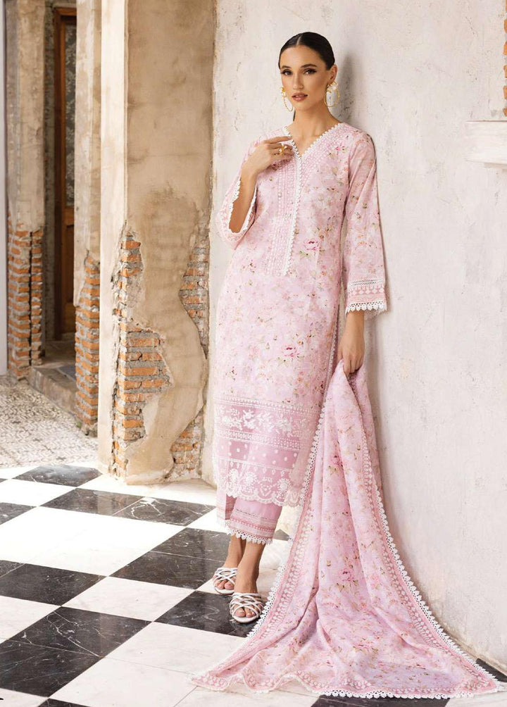 Tahra By Zainab Chottani Embroidered Lawn Suits Unstitched 3 Piece TZC23L Eden 3A - Summer Collection