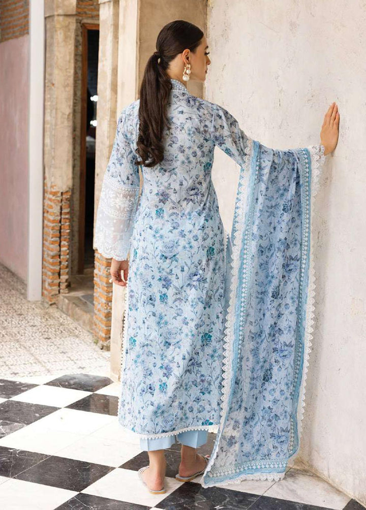 Tahra By Zainab Chottani Embroidered Lawn Suits Unstitched 3 Piece TZC23L Eden 3B - Summer Collection