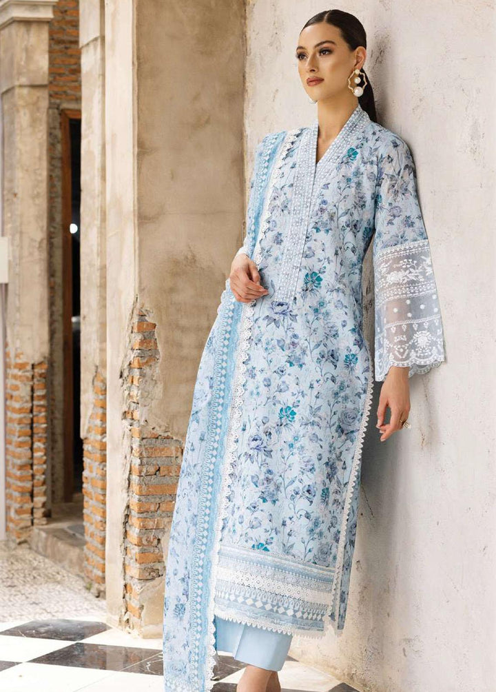 Tahra By Zainab Chottani Embroidered Lawn Suits Unstitched 3 Piece TZC23L Eden 3B - Summer Collection