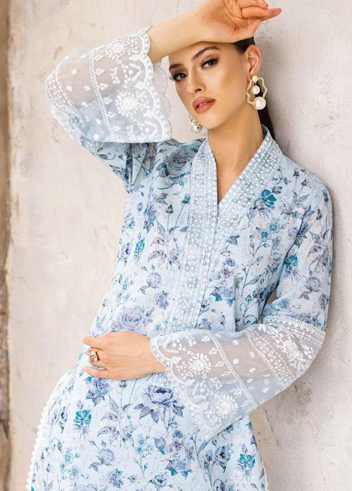 Tahra By Zainab Chottani Embroidered Lawn Suits Unstitched 3 Piece TZC23L Eden 3B - Summer Collection