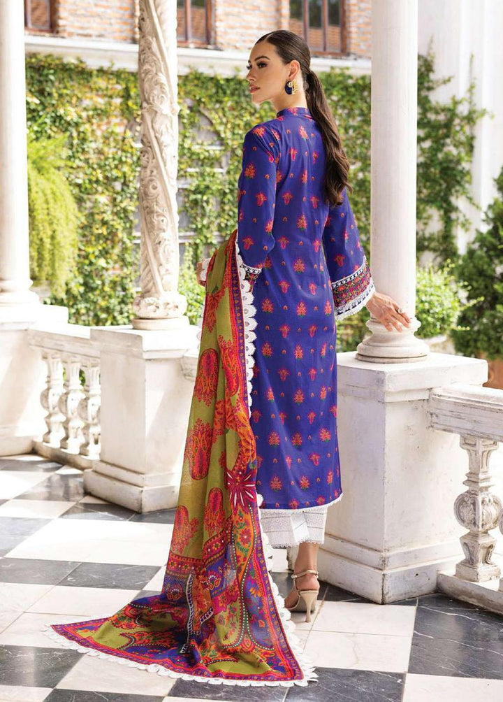Tahra By Zainab Chottani Embroidered Lawn Suits Unstitched 3 Piece TZC23L Whipsy Lush 8A - Summer Collection