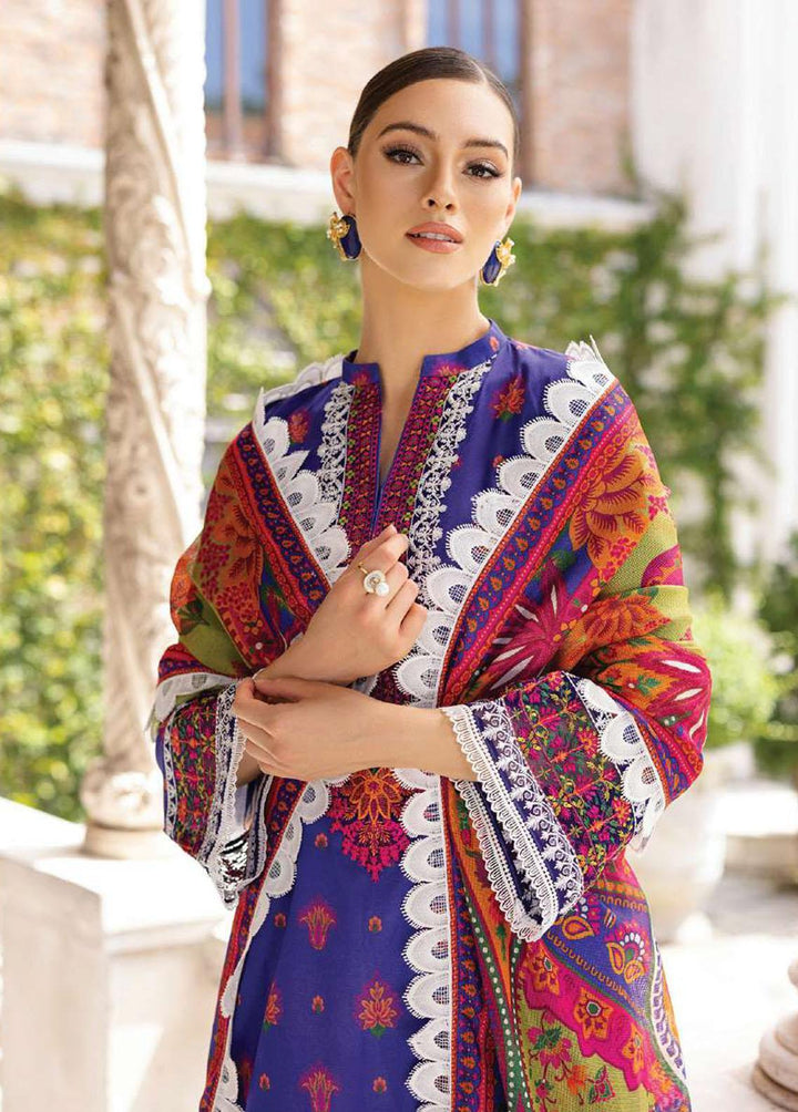 Tahra By Zainab Chottani Embroidered Lawn Suits Unstitched 3 Piece TZC23L Whipsy Lush 8A - Summer Collection