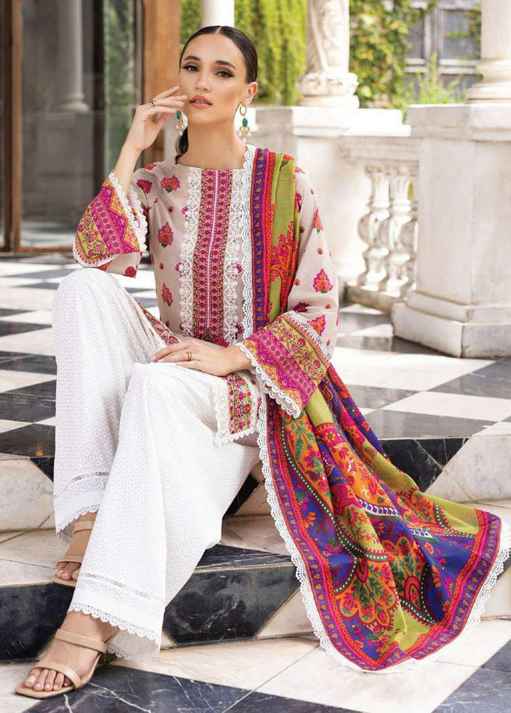 Tahra By Zainab Chottani Embroidered Lawn Suits Unstitched 3 Piece TZC23L Whipsy Lush 8B - Summer Collection