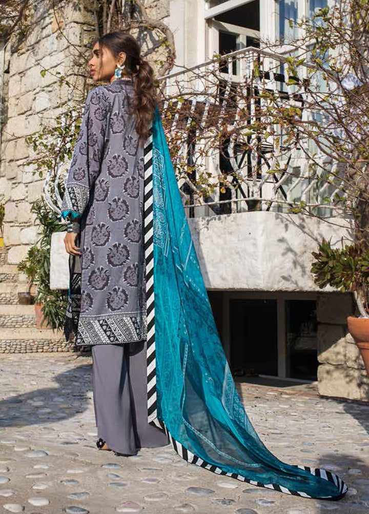 Tahra by Zainab Chottani Embroidered Lawn Suits Unstitched 3 Piece TZC21L 7A STUNNER NUMBER - Summer Collection
