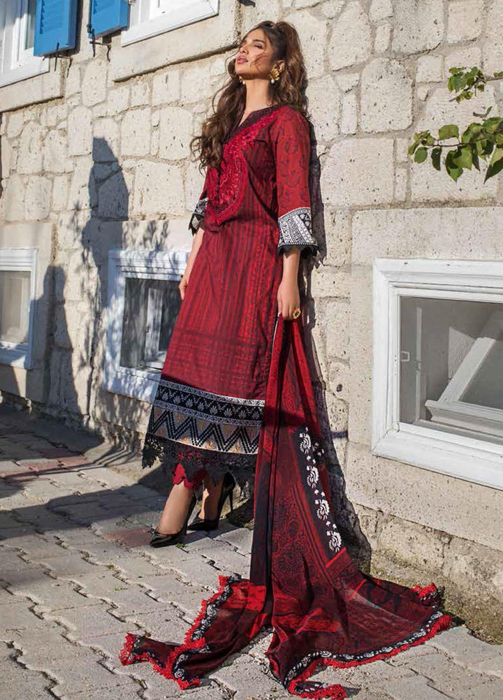 Tahra by Zainab Chottani Embroidered Lawn Suits Unstitched 3 Piece TZC21L 7B STUNNER NUMBER - Summer Collection