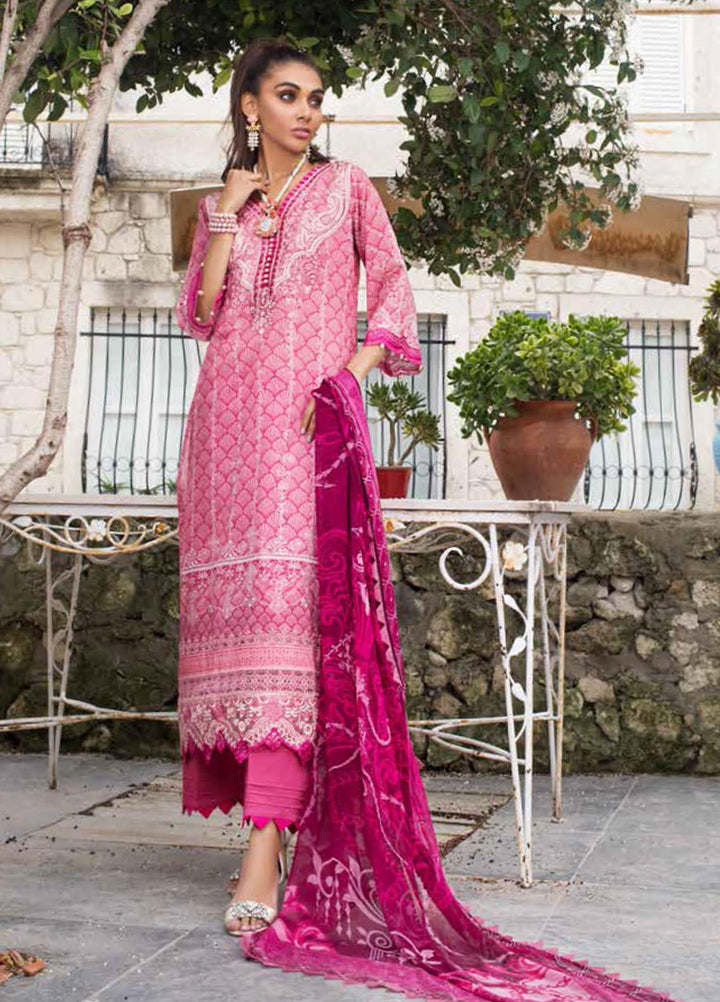 Tahra by Zainab Chottani Embroidered Lawn Suits Unstitched 3 Piece TZC21L 8B SUMMER GLORY - Summer Collection