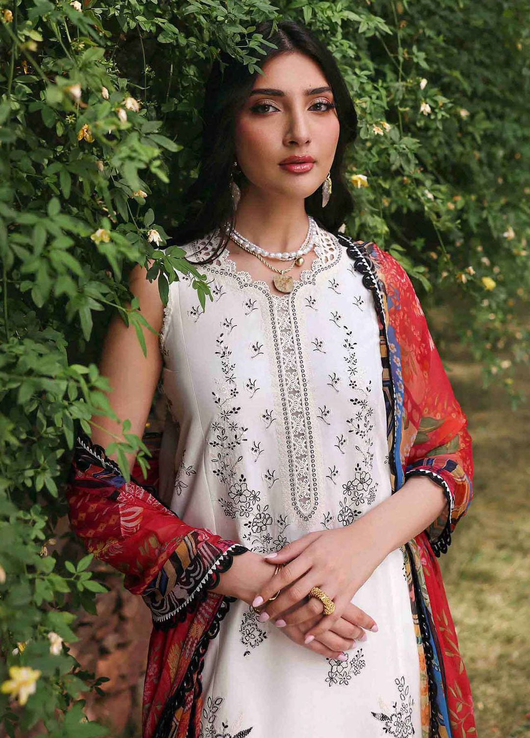 Talia by Republic Womenswear Embroidered Lawn Suits Unstitched 3 Piece RW25TL D-1 B Lunara - Summer Collection