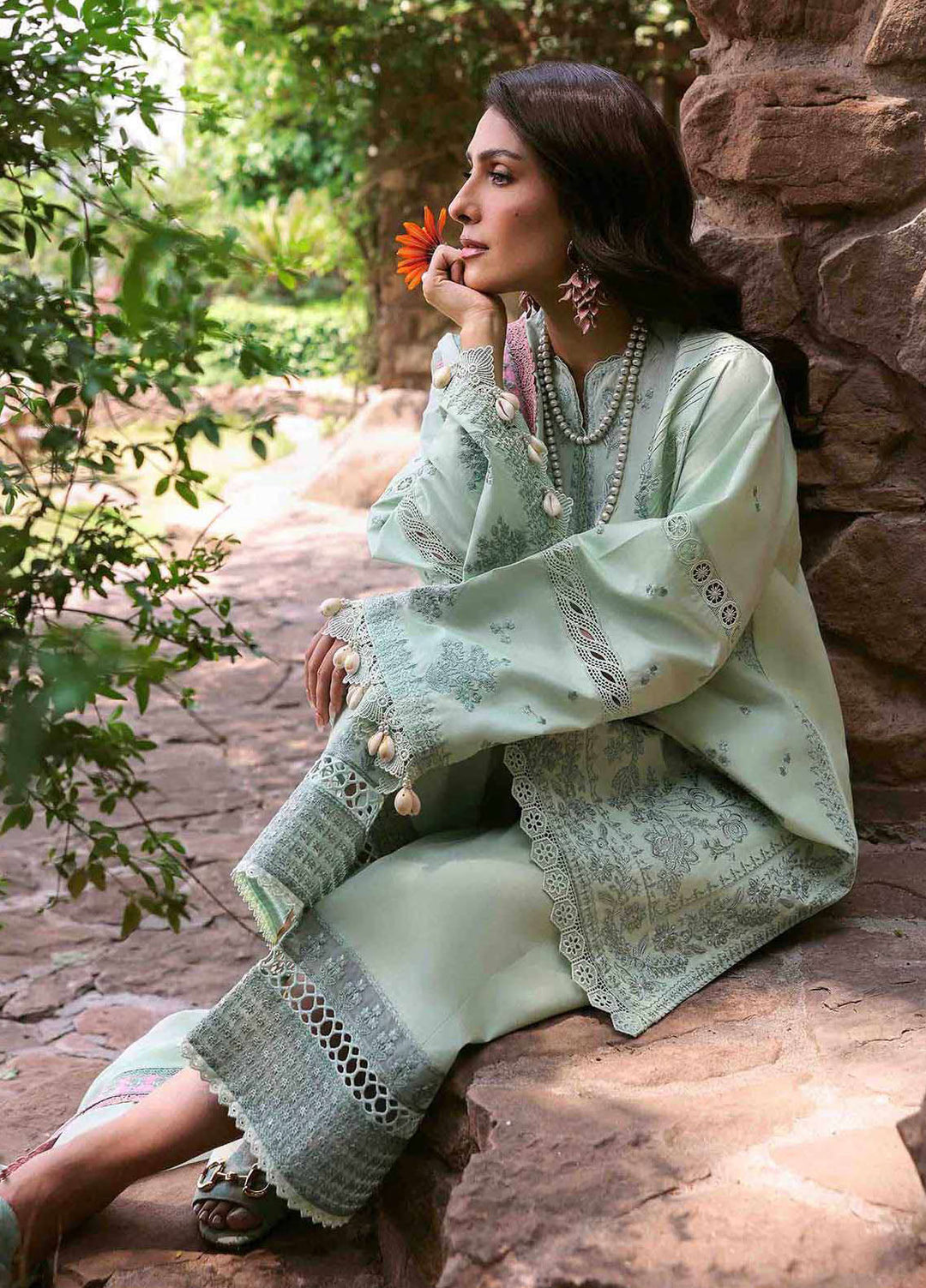 Talia by Republic Womenswear Embroidered Lawn Suits Unstitched 3 Piece RW25TL D-4 A Fayli - Summer Collection