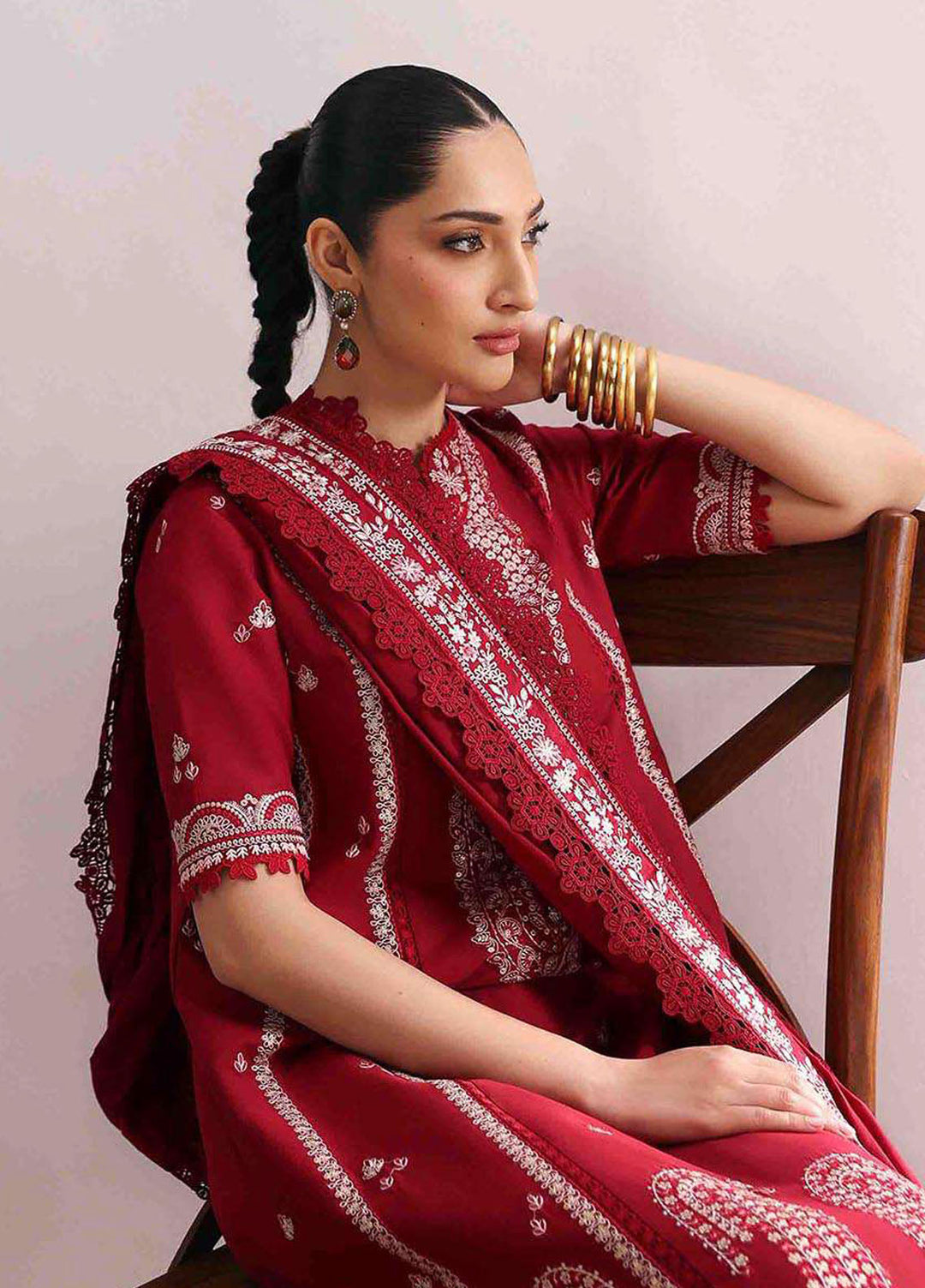 Talia by Republic Womenswear Embroidered Lawn Suits Unstitched 3 Piece RW25TL D-6 A Evara - Summer Collection