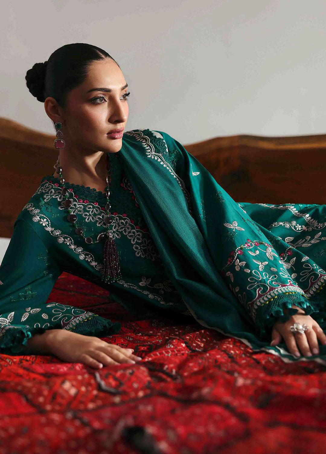 Talia by Republic Womenswear Embroidered Lawn Suits Unstitched 3 Piece RW25TL D-8 B Nia - Summer Collection