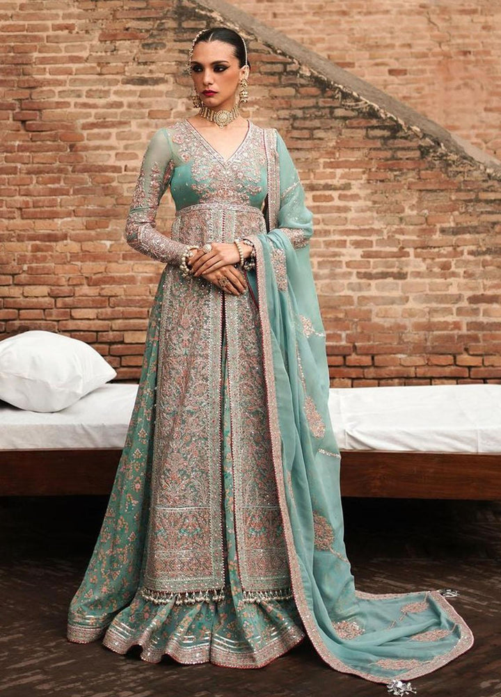 Tammam By Hussain Rehar Embroidered Chiffon Suits Unstitched 3 Piece HRR23T Khuaab - Luxury Collection