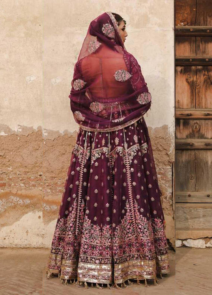 Tammam By Hussain Rehar Embroidered Organza Suits Unstitched 3 Piece HRR23T Yaad - Luxury Collection