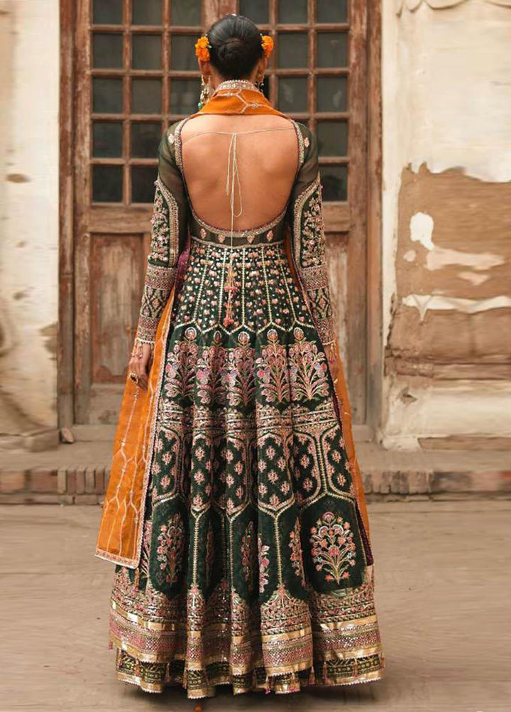 Tammam By Hussain Rehar Embroidered Organza Suits Unstitched 3 Piece HRR23T Fasana - Luxury Collection