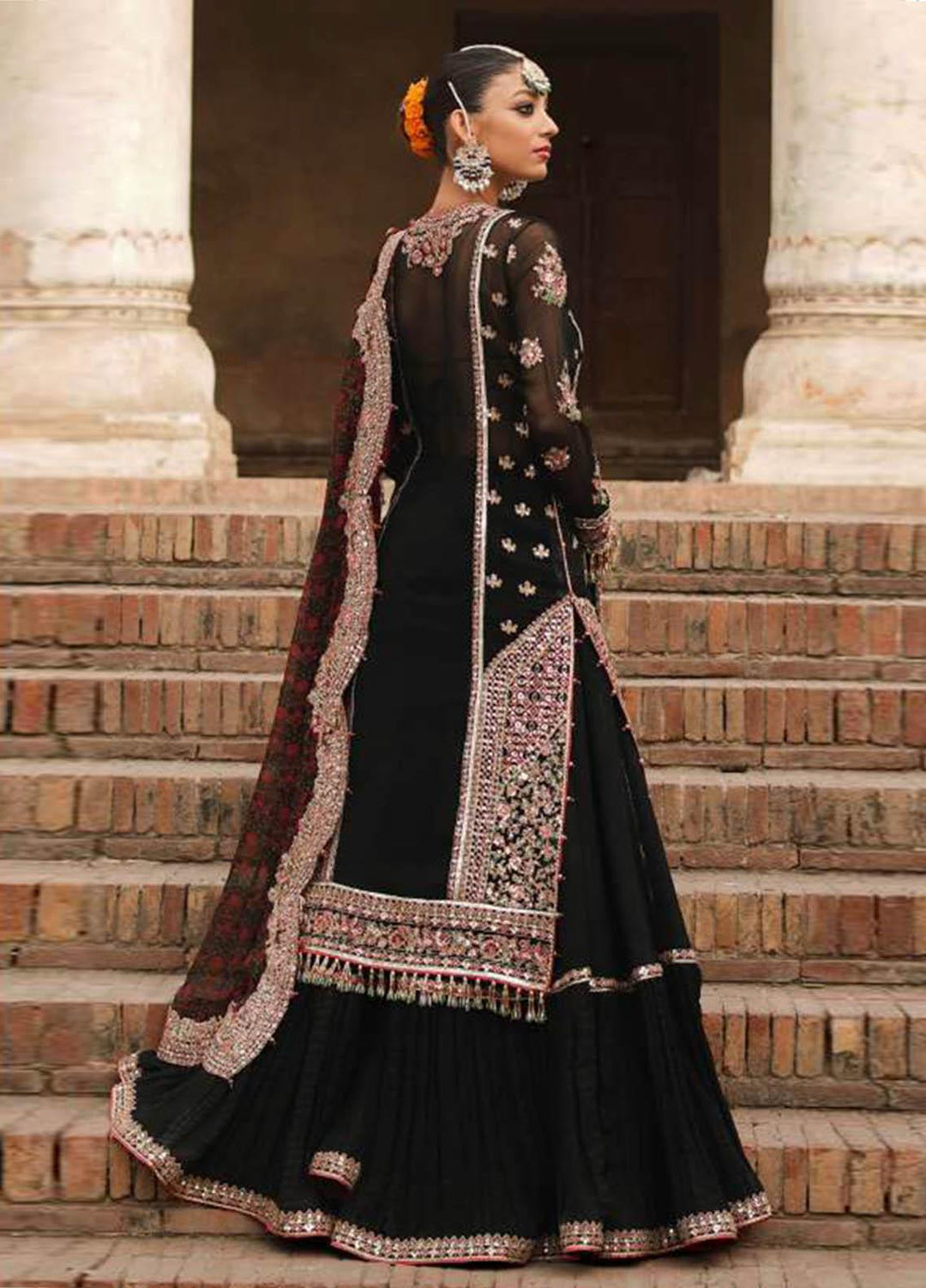 Tammam By Hussain Rehar Embroidered Chiffon Suits Unstitched 3 Piece HRR23T Haqeeqat - Luxury Collection