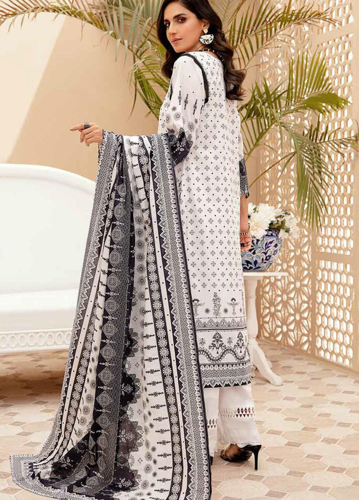 Tarz-e-Libas By Banafsheh Embroidered Lawn Suits Unstitched 3 Piece BF22TL BNT-08 - Summer Collection