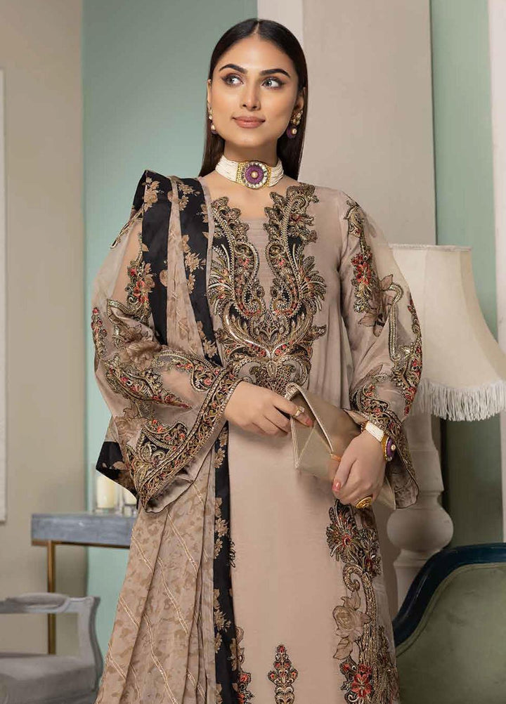 Tasawar By Charizma Embroidered Chiffon Suits Unstitched 4 Piece CRZ23T CEC-05 - Formal Collection