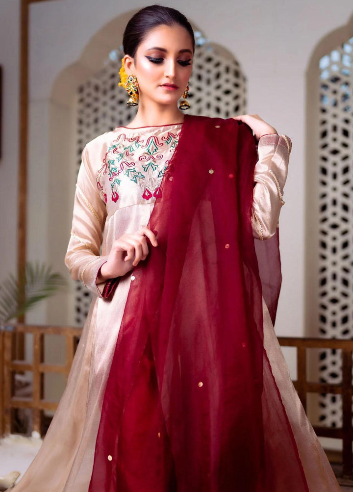 PSK Couture Pret Embroidered Zari 4 Piece Suit THE MONGOL