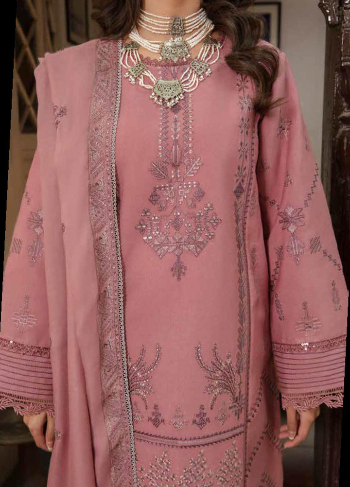 Tassawur By Florent Embroidered Karandi Suits Unstitched 3 Piece FL23T FL-2A - Winter Collection