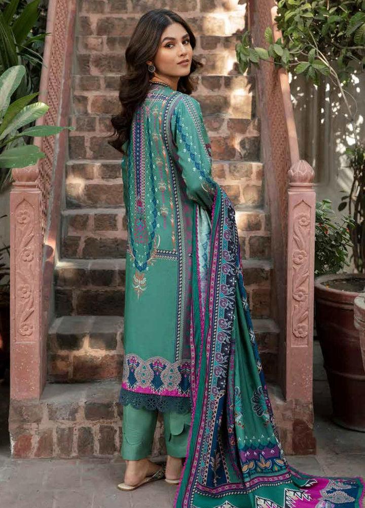 Tassawur By Florent Embroidered Karandi Suits Unstitched 3 Piece FL23T FL-3A - Winter Collection