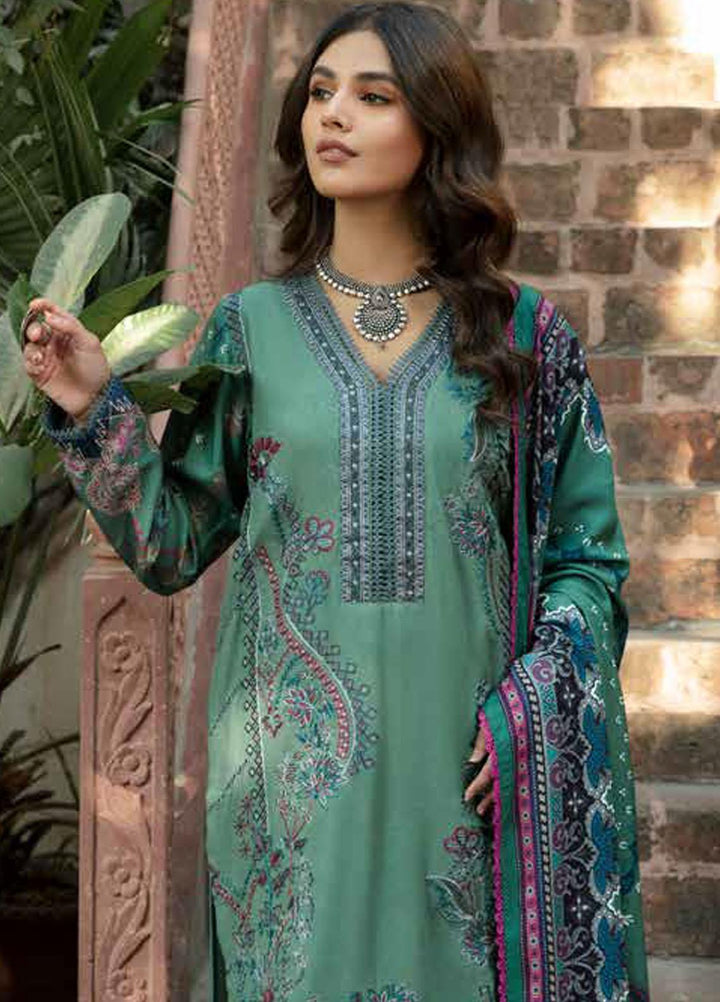 Tassawur By Florent Embroidered Karandi Suits Unstitched 3 Piece FL23T FL-3A - Winter Collection