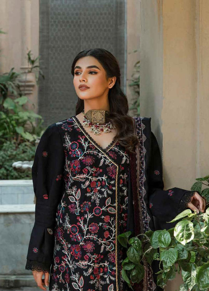 Tassawur By Florent Embroidered Karandi Suits Unstitched 3 Piece FL23T FL-4B - Winter Collection