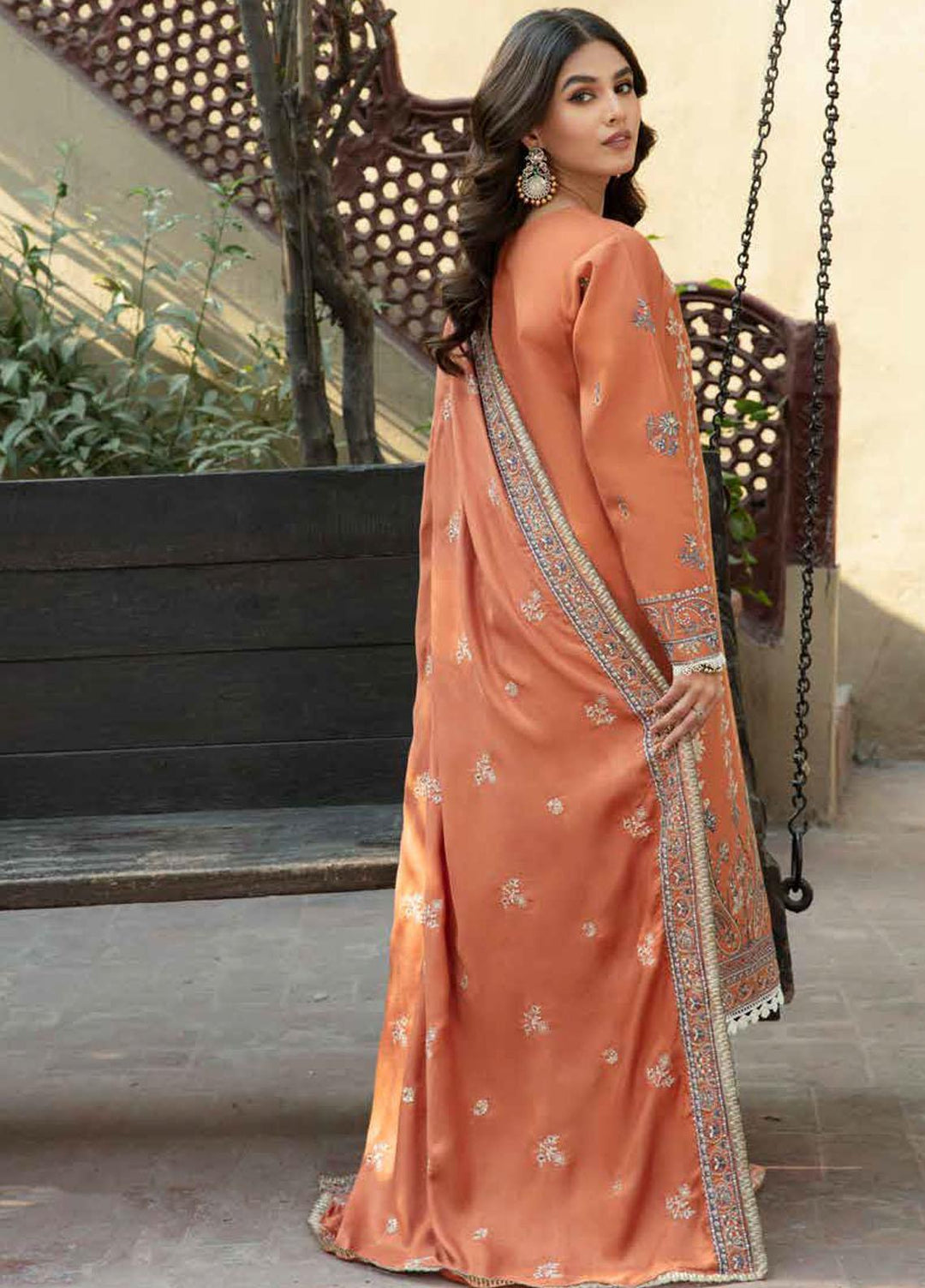 Tassawur By Florent Embroidered Karandi Suits Unstitched 3 Piece FL23T FL-5A - Winter Collection