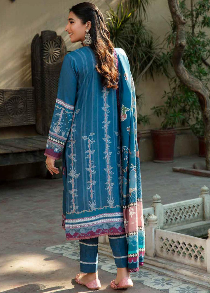 Tassawur By Florent Embroidered Karandi Suits Unstitched 3 Piece FL23T FL-7A - Winter Collection