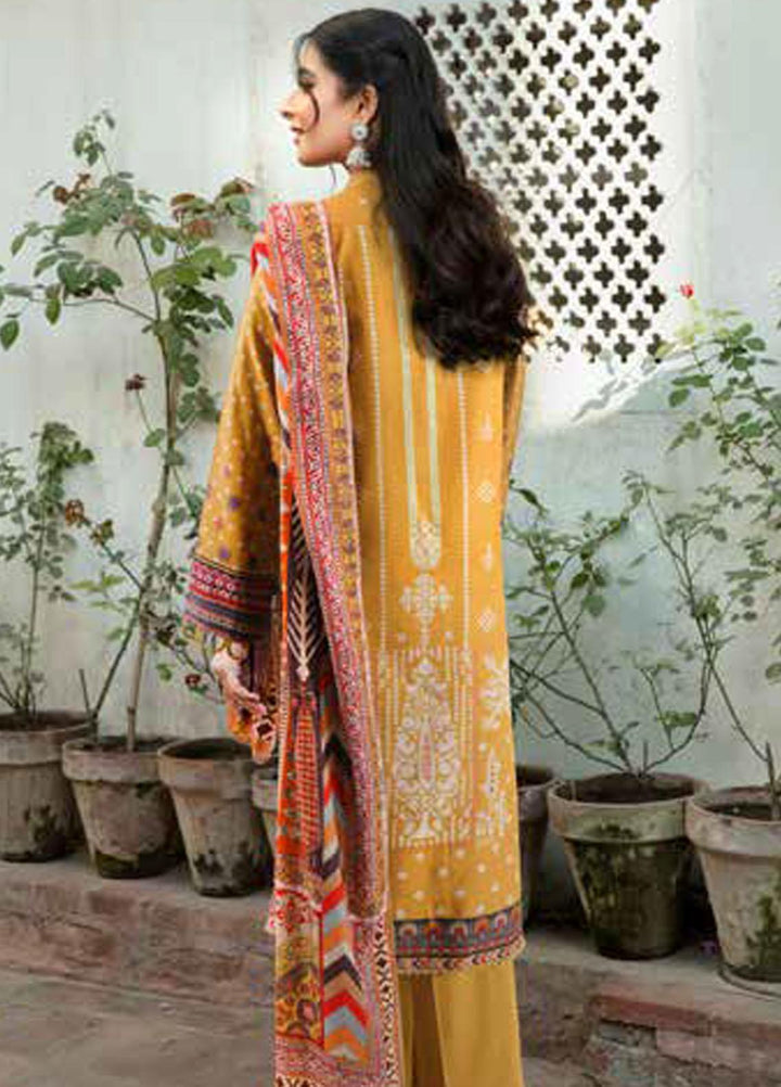 Tassawur By Florent Embroidered Karandi Suits Unstitched 3 Piece FL23T FL-8A - Winter Collection