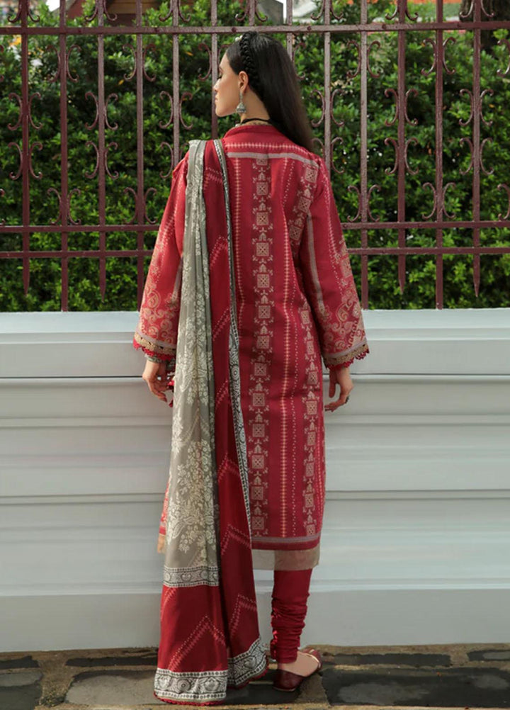 Tassawur By Florent Embroidered Karandi Suits Unstitched 3 Piece FL22T FL-3B - Winter Collection