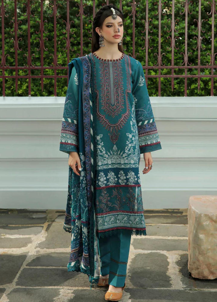 Tassawur By Florent Embroidered Karandi Suits Unstitched 3 Piece FL22T FL-4A - Winter Collection